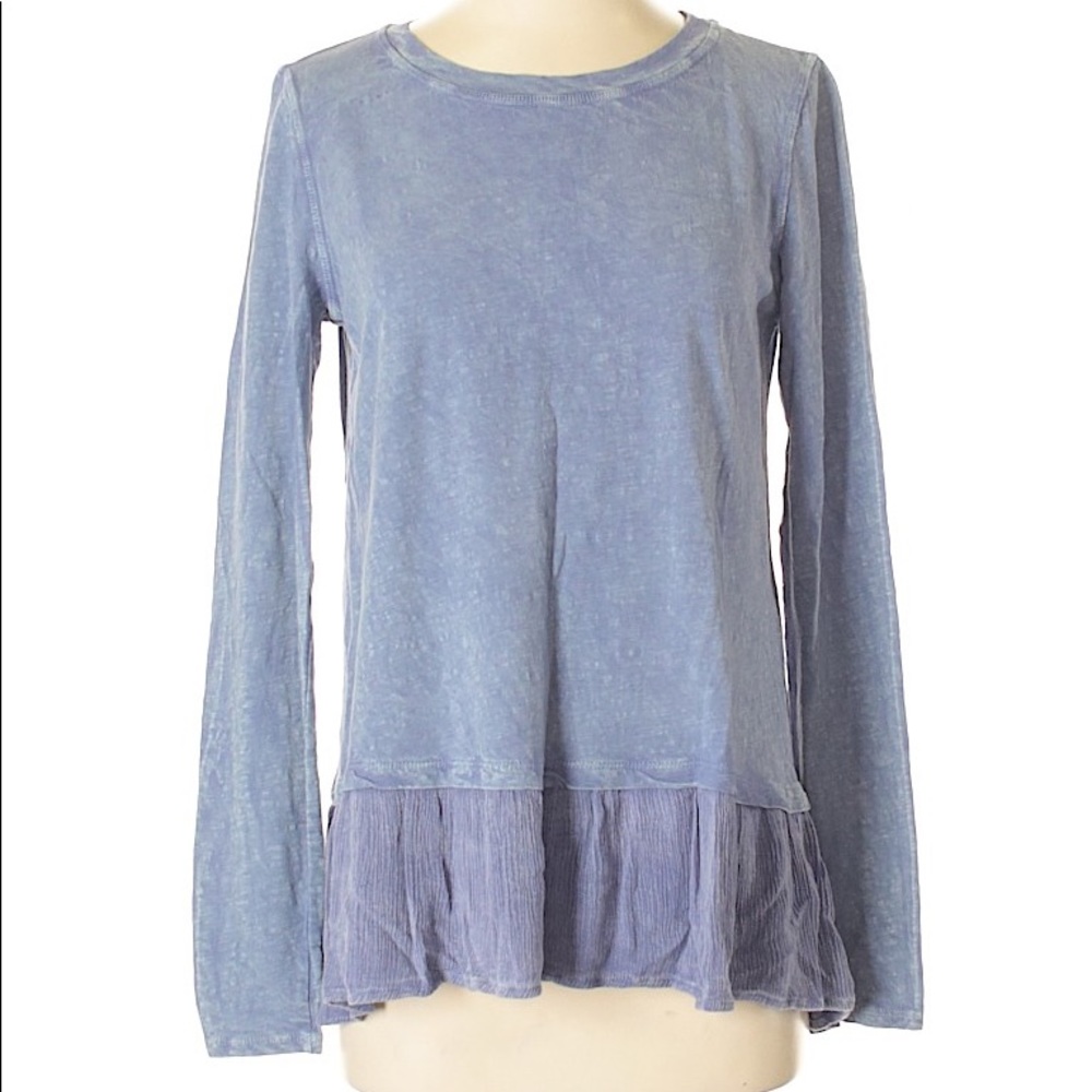 Anthropologie Tunic. Sky blue.